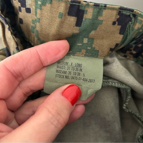 Military Issue woodland digital camo cargo pants M - Picture 5 of 7